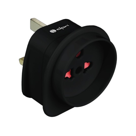 Adapter podróżny UK PF01GB-B czarny -zdjęcie numer 3