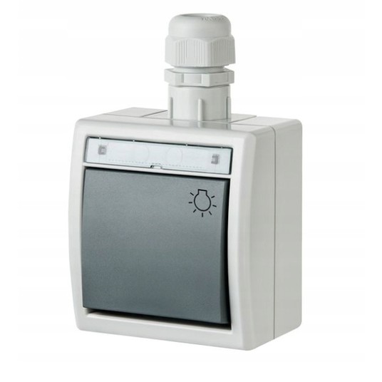 AQUANT Łącznik zwierny światło IP65 1204-65 -zdjęcie numer 1