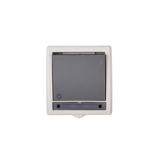 Aquant Przycisk /światło/ IP55 szary LNT-1S 1204-1 -zdjęcie numer 1