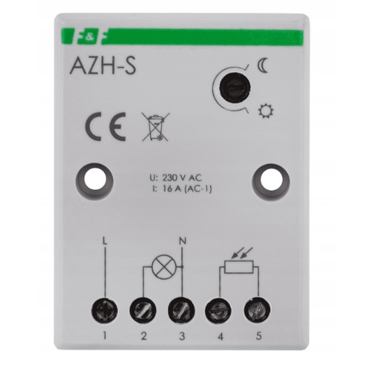 Automat zmierzchowy 16A 230V 2-1000lx obudowa AZH- -zdjęcie numer 2