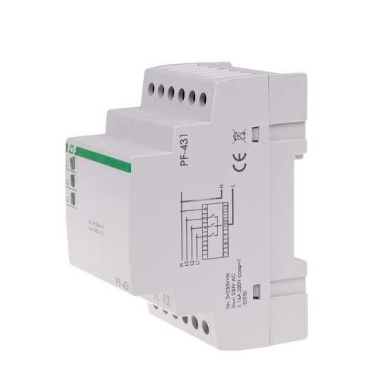 Automatyczny przełącznik faz 16A 3x230V+N PF-431 -zdjęcie numer 2