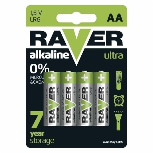 Bateria alkaliczna LR6 / AA 1,5V RAVER -zdjęcie numer 1