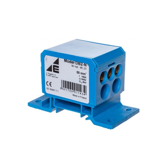 Blok rozdzielczy 2x4-50mm2 + 2x4-35mm2 + 3x2,5-25m -zdjęcie numer 1