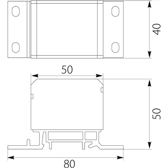 Blok Rozdzielczy DB1-N, 196A, TH35 -zdjęcie numer 2