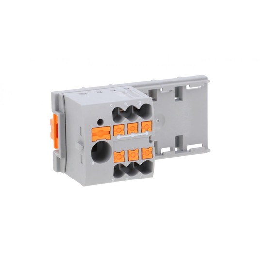 Blok rozdzielczy PTFIX 6/6X2,5-NS35 GY szary -zdjęcie numer 1