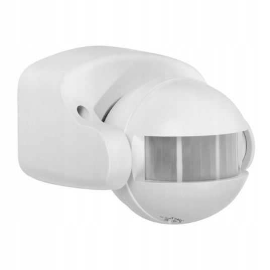 Czujnik ruchu 1000W 180st ALER JQ-30-W biały 00460 -zdjęcie numer 3