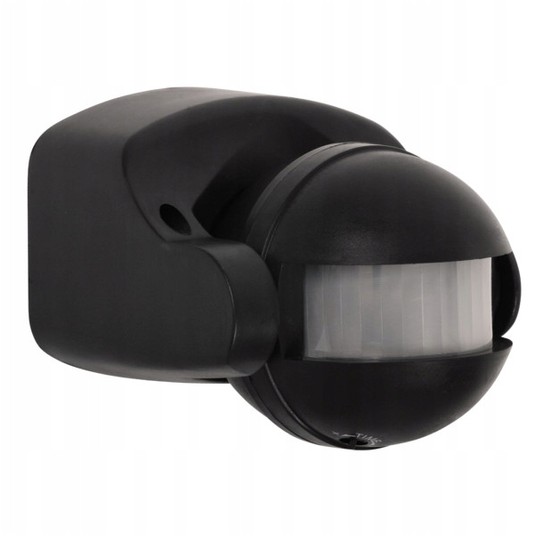 Czujnik ruchu 1200W 165st.ALER JQ-30-B IP44 czarny -zdjęcie numer 1