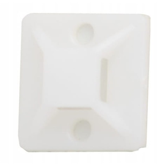 Element mocujący opaski 25x25mm biały /50szt -zdjęcie numer 1