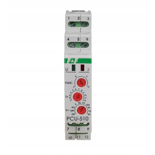 F&F Przekaźnik czasowy uniwersalny PCU-510 DUO -zdjęcie numer 7
