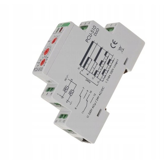 F&F Przekaźnik czasowy uniwersalny PCU-510 DUO -zdjęcie numer 3