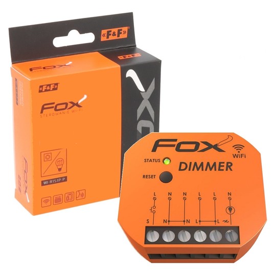FOX Ściemniacz Wi-Fi 230V - Dimmer Wi-DIM1S1-P -zdjęcie numer 1