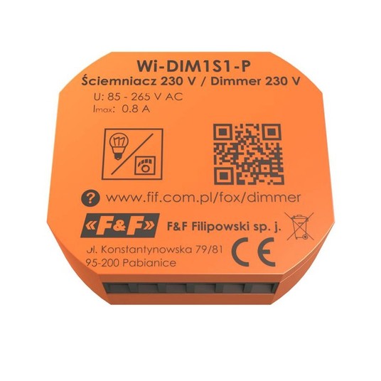 FOX Ściemniacz Wi-Fi 230V - Dimmer Wi-DIM1S1-P -zdjęcie numer 3