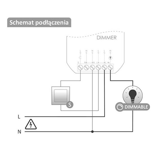 FOX Ściemniacz Wi-Fi 230V - Dimmer Wi-DIM1S1-P -zdjęcie numer 9