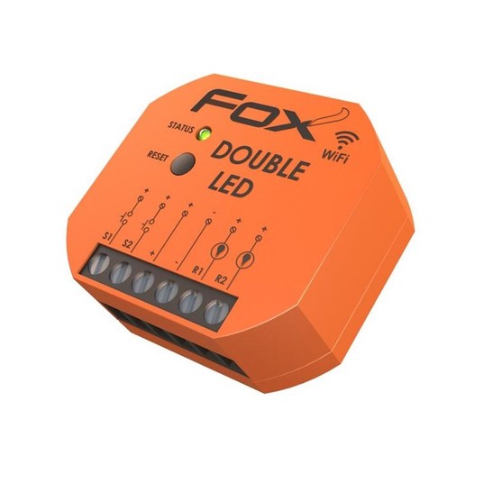 FOX Sterownik do oświetlenia LED dwukanałowy Wi-Fi -zdjęcie numer 2