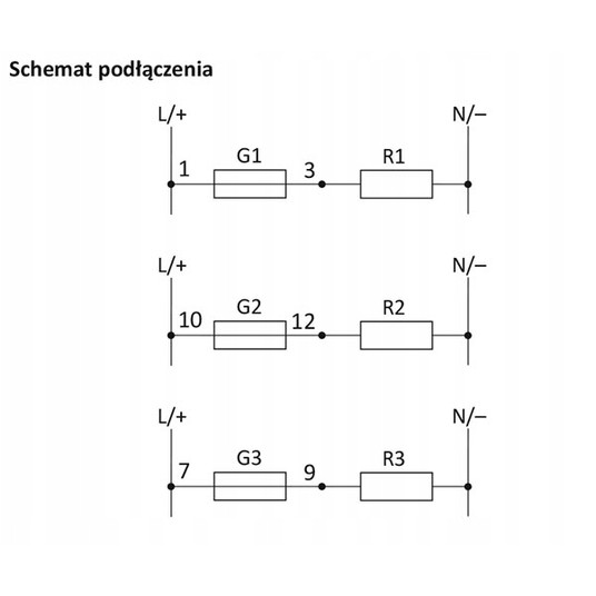 Gniazdo bezpiecznikowe cylindryczne 3P 5x20mm BZ-3 -zdjęcie numer 12