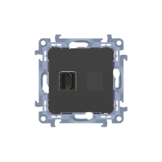 Gniazdo HDMI ver.1.4 (moduł); czarny -zdjęcie numer 1