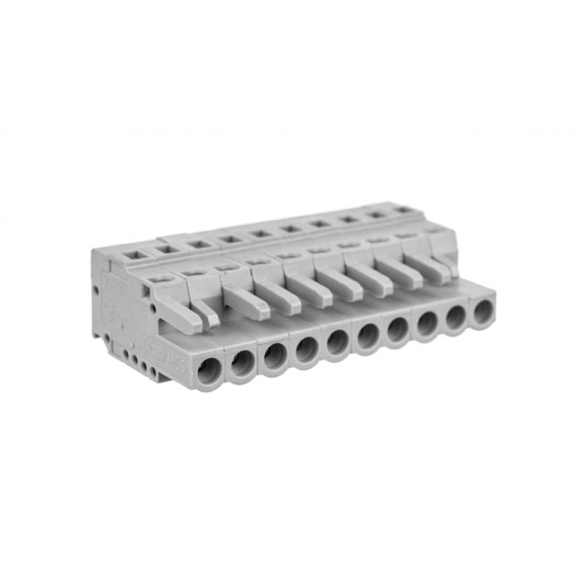 Gniazdo MCS-MIDI Classic 10-biegunowe szare raster -zdjęcie numer 1