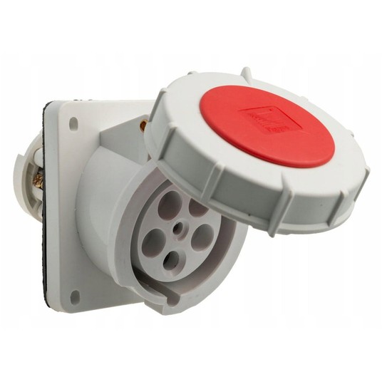 Gniazdo Tablicowe Skośne 63A 5P IP67 400V -zdjęcie numer 1