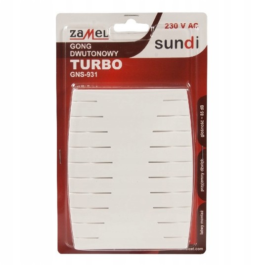 Gong dwutonowy Turbo GNS-931-BIA -zdjęcie numer 2