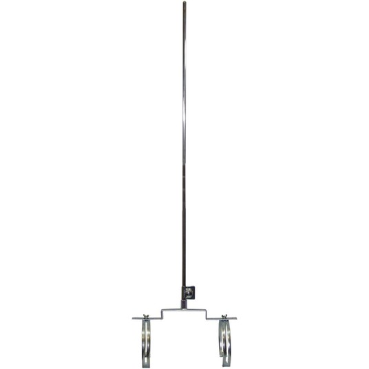 Iglica gąsiorowa podwójna L-1000mm fi 12mm alumini -zdjęcie numer 1