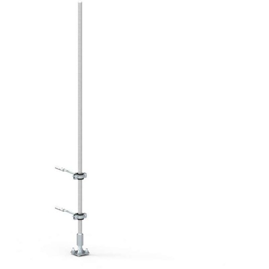 Iglica kominowa L-1000mm fi 16mm aluminiowa 70.10 -zdjęcie numer 1
