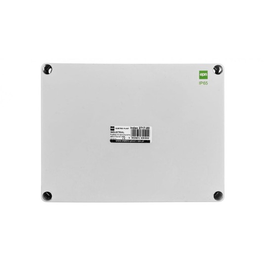 INDUSTRIAL Puszka hermetyczna n/t 220x170x107 IP65 -zdjęcie numer 1