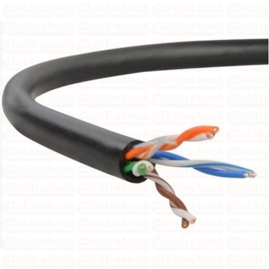 Kabel teleinformatyczny żelowany U/UTPw kat5e 500m -zdjęcie numer 1