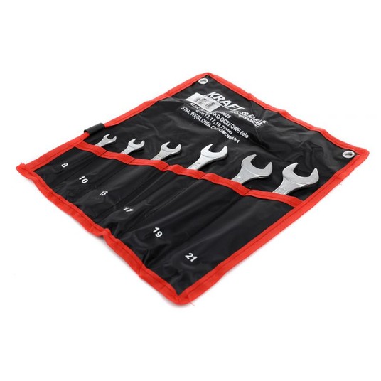Klucze płasko-oczkowe 6 elementów 8-21mm KD10925 -zdjęcie numer 3
