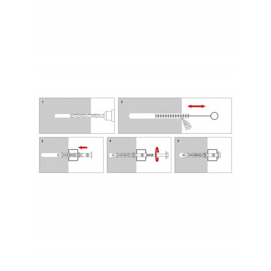Kołek rozporowy ram.przet.klucz 10x120K / 50szt -zdjęcie numer 4