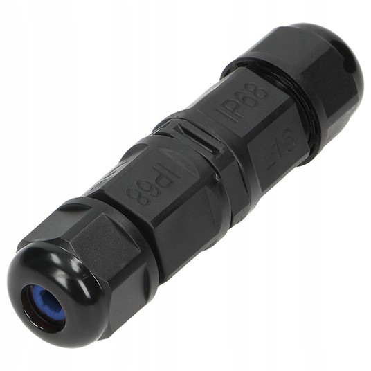 Konektor kablowy prosty MINI IP68, 3x1,5mm2, 450V/ -zdjęcie numer 1