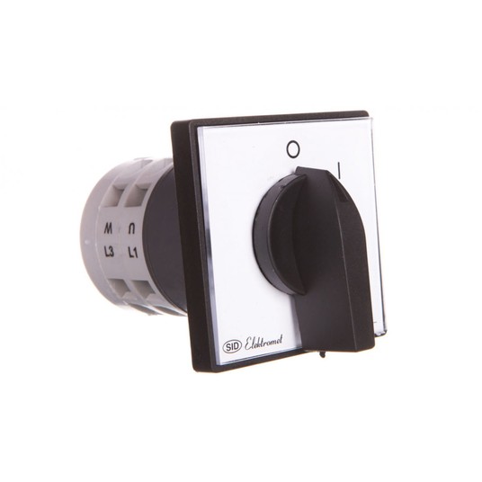 Łącznik krzywkowy 0-1 3P 25A IP65 Łuk E25-12 z pły -zdjęcie numer 1