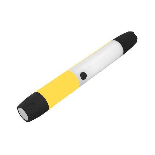 Lampa warsztatowa TS-1835 3W COB+1 LED 3xAAA żółta -zdjęcie numer 2