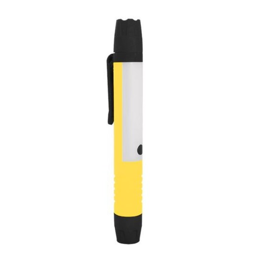 Lampa warsztatowa TS-1835 3W COB+1 LED 3xAAA żółta -zdjęcie numer 3