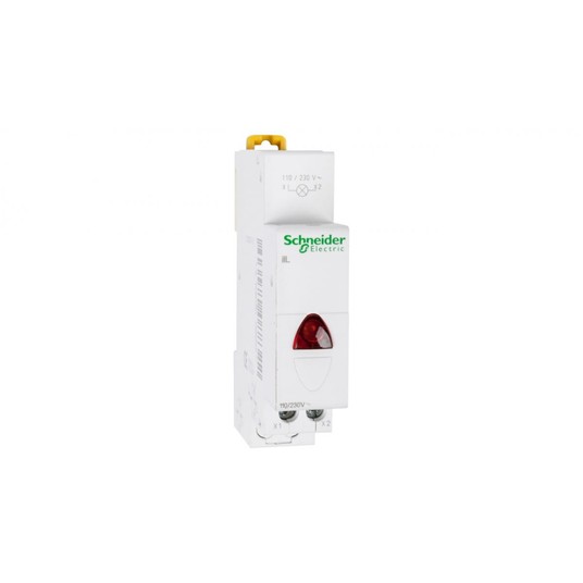 Lampka modułowa czerwona 110-230V AC iIL A9E18320 -zdjęcie numer 1