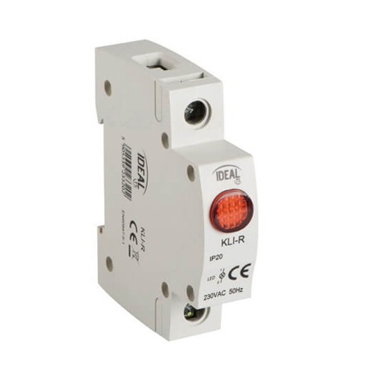 Lampka modułowa LED czerwona KLI-R 230V AC 23320 -zdjęcie numer 1
