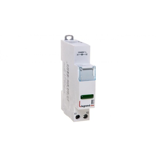 Lampka modułowa LED zielona 110/400V L403 412926 -zdjęcie numer 1