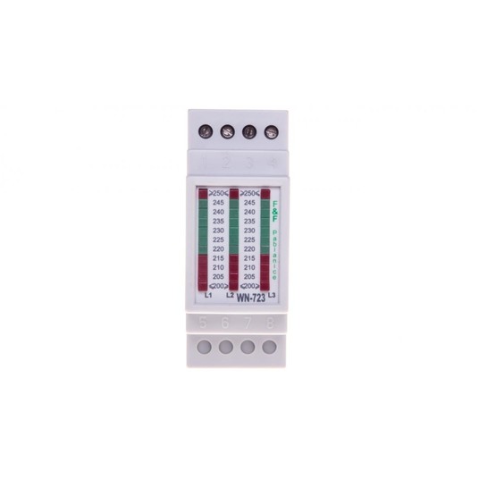 Lampka modułowa potrójna biały 230-400V AC WN-723 -zdjęcie numer 1