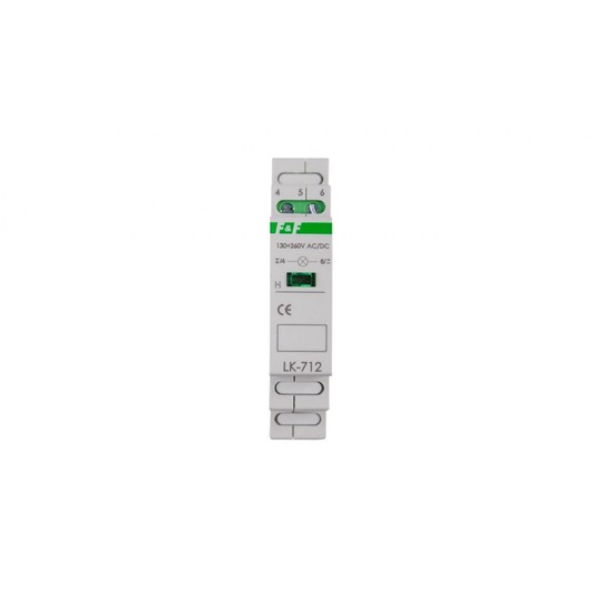Lampka modułowa zielona 130-260V AC/DC LK-712G-130 -zdjęcie numer 1