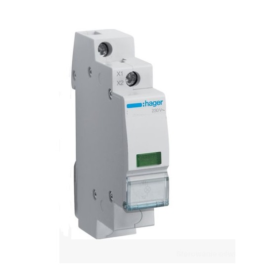 Lampka modułowa zielona 230V AC SVN121 -zdjęcie numer 3