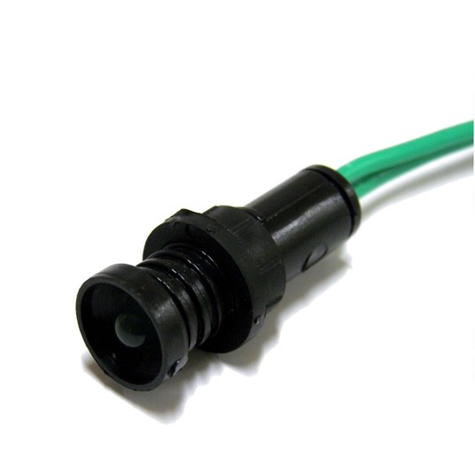Lampka sygnalizacyjna 5mm zielona 230V AC/DC KLP 5 -zdjęcie numer 1