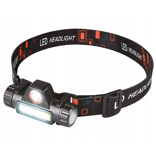 LATARKA CZOŁOWA LTC ALU LED SMD 60LM + COB 120LM -zdjęcie numer 2