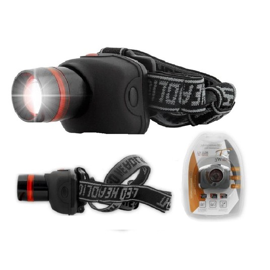 Latarka czołowa profesjonalna LTC 1LED 3W CREE XR- -zdjęcie numer 1