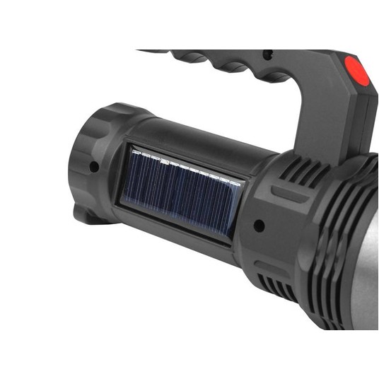 LATARKA RĘCZNA SZPERACZ LED + COB + SOLAR AKUMULAT -zdjęcie numer 3