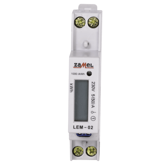 Licznik energii elektrycznej 1-fazowy 50A 230V wyś -zdjęcie numer 1