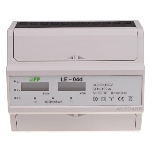 Licznik energii elektrycznej 3-fazowy 100A 230/400 -zdjęcie numer 1