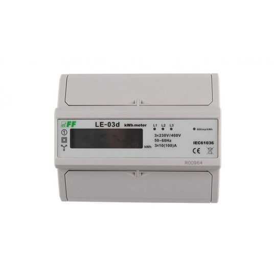 Licznik energii elektrycznej 3-fazowy 100A 230/400 -zdjęcie numer 1