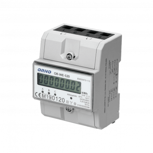 Licznik energii elektrycznej 3-fazowy 80A MID 230V -zdjęcie numer 2
