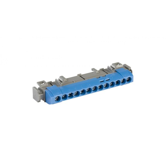 Listwa przyłączeniowa 13-otworów niebieska IP2xN13 -zdjęcie numer 1