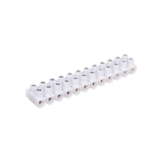 Listwa zaciskowa 12-torowa 6mm2 biała 034223 -zdjęcie numer 1