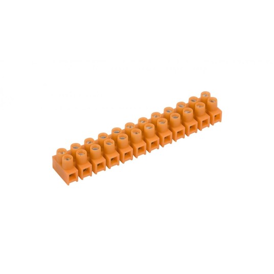 Listwa zaciskowa gwintowa 12-torowa 2.5mm2 pomarań -zdjęcie numer 1